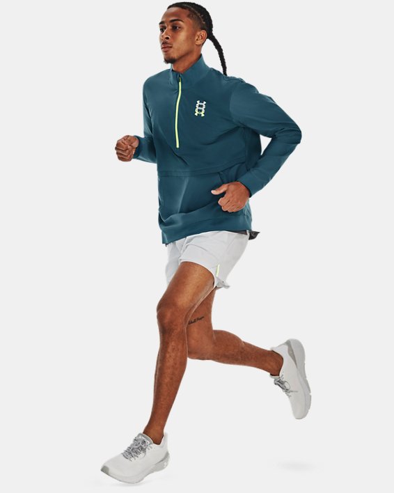 Men's UA Run Anywhere Pullover in Blue image number 0